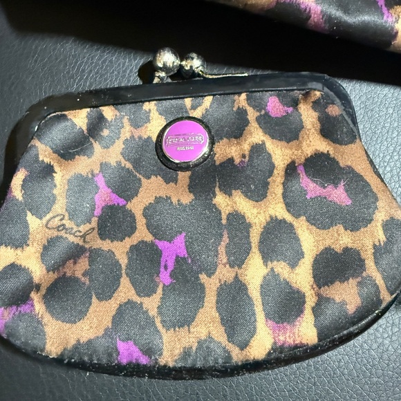 Coach Leopard Print Women's Bag Set - Brown and Purple - Picture 3 of 8